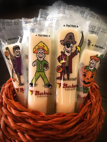 Baker Cheese Halloween String Cheese Characters